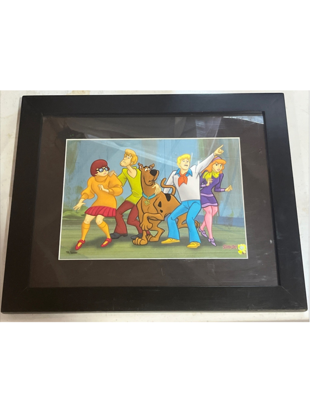 "Scooby & the Gang" Limited Edition Hanna-Barbera Framed Art with COA 75/5000